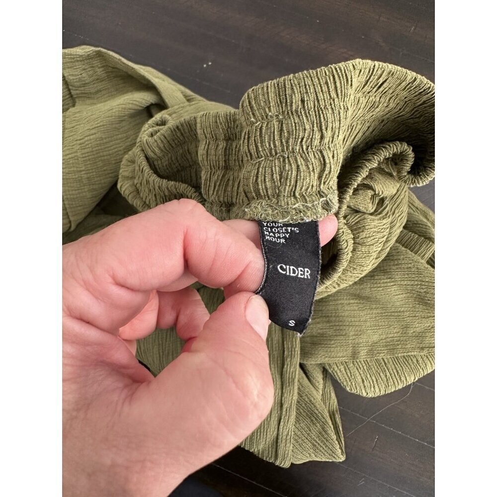 Women’s Cider Pull On Pants Small Green - Picture 3 of 4